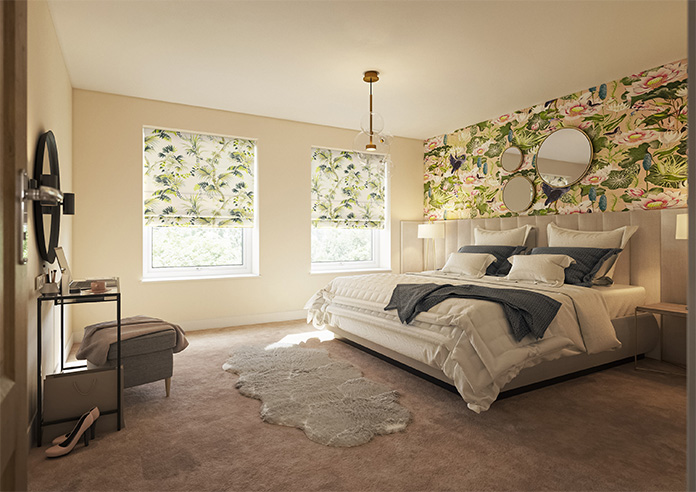 Analeigh, Citrus - Motorised Roman Blind - Image 6
